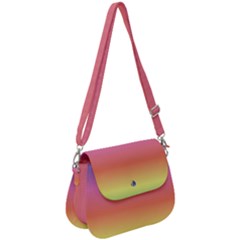 Rainbow Shades Saddle Handbag by designsbymallika