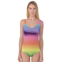 Rainbow Shades Princess Tank Leotard  by designsbymallika