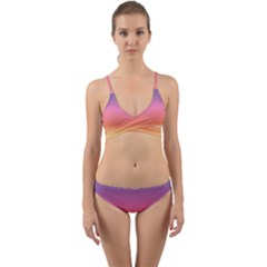 Rainbow Shades Wrap Around Bikini Set by designsbymallika