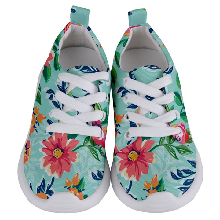 MULTI COLOUR FLORAL PRINT Kids  Lightweight Sports Shoes