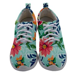 Multi Colour Floral Print Women Athletic Shoes by designsbymallika