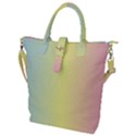 VERTICAL RAINBOW SHADE Buckle Top Tote Bag View1