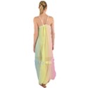 VERTICAL RAINBOW SHADE Cami Maxi Ruffle Chiffon Dress View2