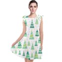 CHRISTMAS TREE PATTERN Tie Up Tunic Dress View1