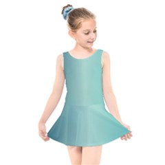 Blue Shades Kids  Skater Dress Swimsuit by designsbymallika