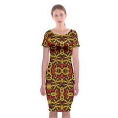 Rby 90 Classic Short Sleeve Midi Dress by ArtworkByPatrick