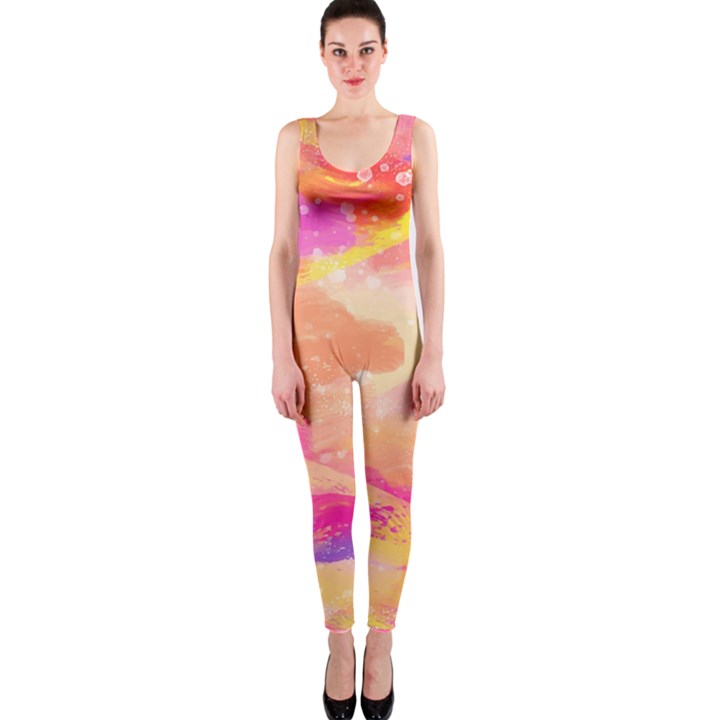 colourful shades One Piece Catsuit