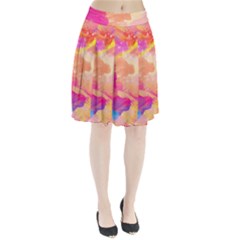 Colourful Shades Pleated Skirt by designsbymallika