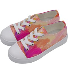 Colourful Shades Kids  Low Top Canvas Sneakers by designsbymallika