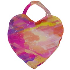 Colourful Shades Giant Heart Shaped Tote by designsbymallika