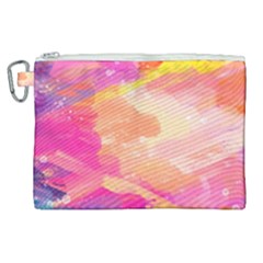 Colourful Shades Canvas Cosmetic Bag (xl) by designsbymallika