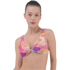 Colourful Shades Ring Detail Bikini Top