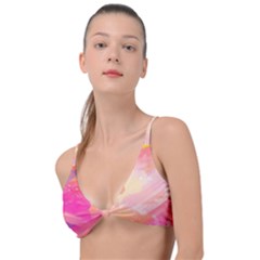 Colourful Shades Knot Up Bikini Top