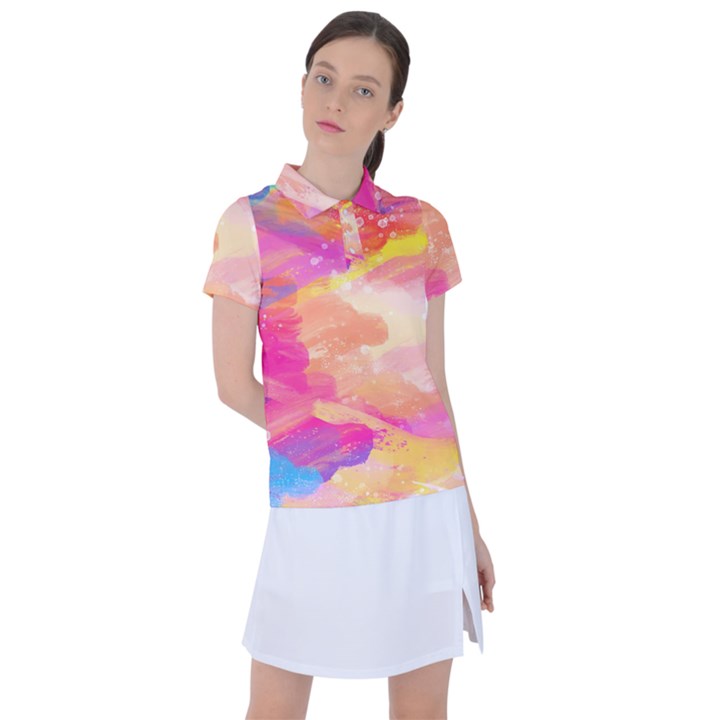 colourful shades Women s Polo Tee