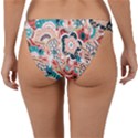 baatik floral print Band Bikini Bottom View2