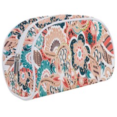 Baatik Floral Print Makeup Case (medium)