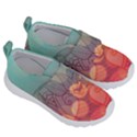 mandala pattern Kids  Velcro No Lace Shoes View3