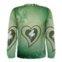 Music, Piano On A Heart Men s Long Sleeve Tee View2