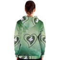 Music, Piano On A Heart Women s Zipper Hoodie View2