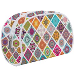 Ethnic Mandala Pattern Makeup Case (large) by designsbymallika