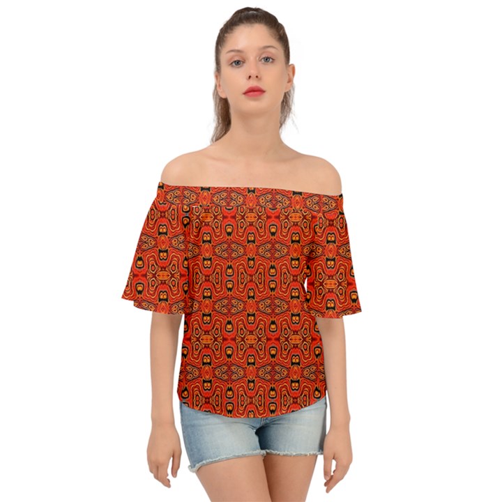 Rby 91 Off Shoulder Short Sleeve Top