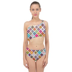 Ethnic Mandala Pattern Spliced Up Two Piece Swimsuit by designsbymallika