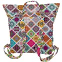 ethnic mandala pattern Buckle Up Backpack View3