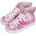 pink paint brush Kids  Hi-Top Skate Sneakers View2