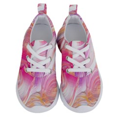 Pink Paint Brush Running Shoes by designsbymallika