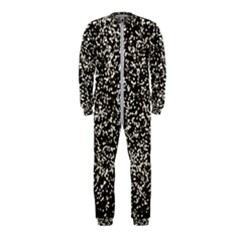 Black And White Confetti Pattern Onepiece Jumpsuit (kids) by yoursparklingshop