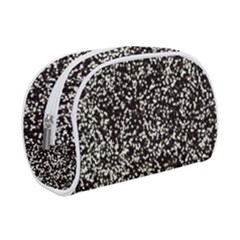 Black And White Confetti Pattern Makeup Case (small) by yoursparklingshop