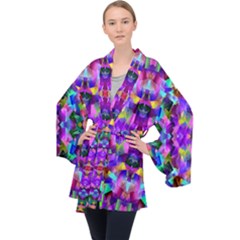 Ab 130 Long Sleeve Velvet Kimono  by ArtworkByPatrick