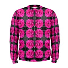 Roses Fleurs Abstrait Men s Sweatshirt by kcreatif