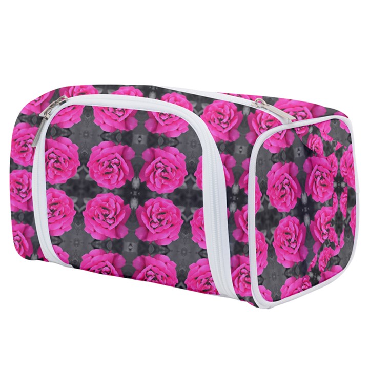 Roses Fleurs Abstrait Toiletries Pouch