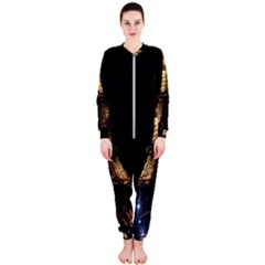 Tour Eiffel Paris Nuit Onepiece Jumpsuit (ladies)  by kcreatif