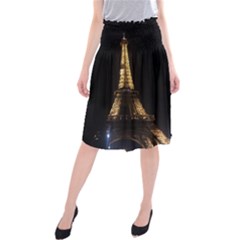 Tour Eiffel Paris Nuit Midi Beach Skirt by kcreatif