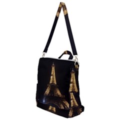 Tour Eiffel Paris Nuit Crossbody Backpack by kcreatif