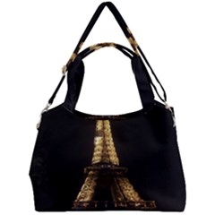 Tour Eiffel Paris Nuit Double Compartment Shoulder Bag by kcreatif