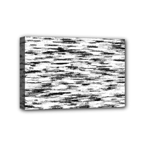 Texture Noir/gris Mini Canvas 6  X 4  (stretched) by kcreatif