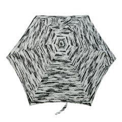 Texture Noir/gris Mini Folding Umbrellas by kcreatif