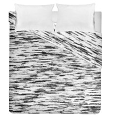 Texture Noir/gris Duvet Cover Double Side (queen Size) by kcreatif