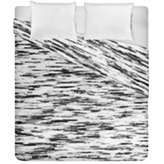 Texture Noir/gris Duvet Cover Double Side (california King Size) by kcreatif