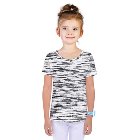 Texture Noir/gris Kids  One Piece Tee by kcreatif