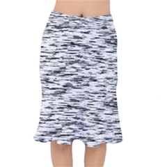 Texture Noir/gris Short Mermaid Skirt by kcreatif