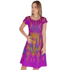 Festive Rainbow, Season To Wear Popart Classic Short Sleeve Dress