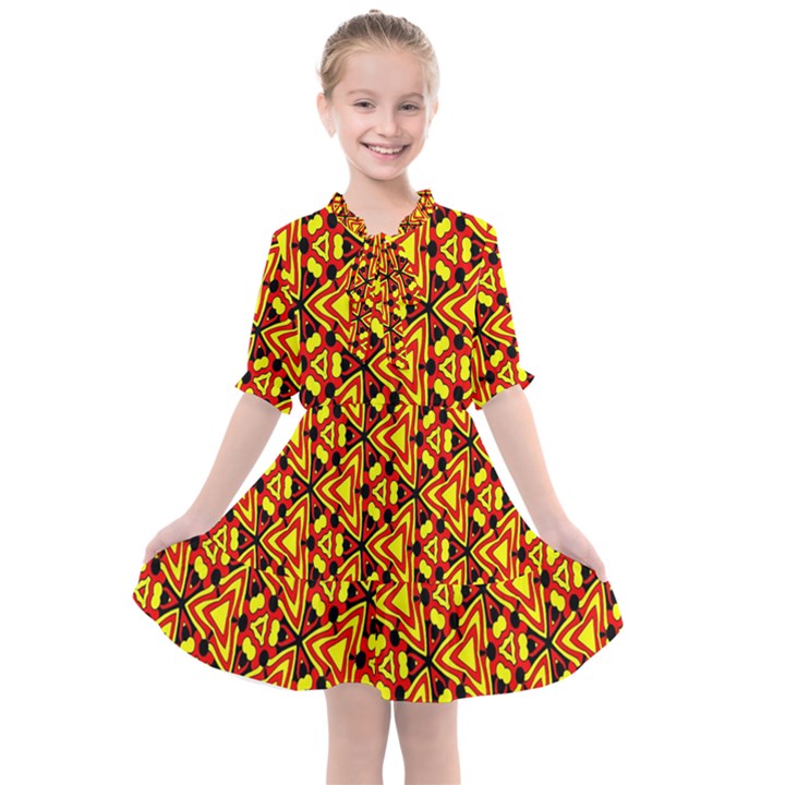 Rby 94 Kids  All Frills Chiffon Dress