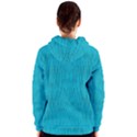 Festive Rainbow, Season To Wear Blue Women s Zipper Hoodie View2