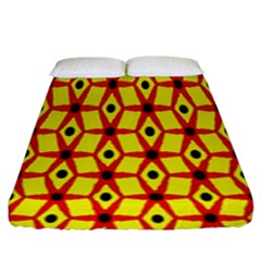 Rby 95 Fitted Sheet (king Size) by ArtworkByPatrick