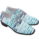 BLUE WAVES PATTERN Women Heeled Oxford Shoes View3