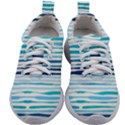 BLUE WAVES PATTERN Kids Athletic Shoes View1